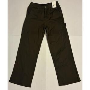 Forever 21 Carpenter Pants Men’s Size L Olive Green Workwear Utility NWT